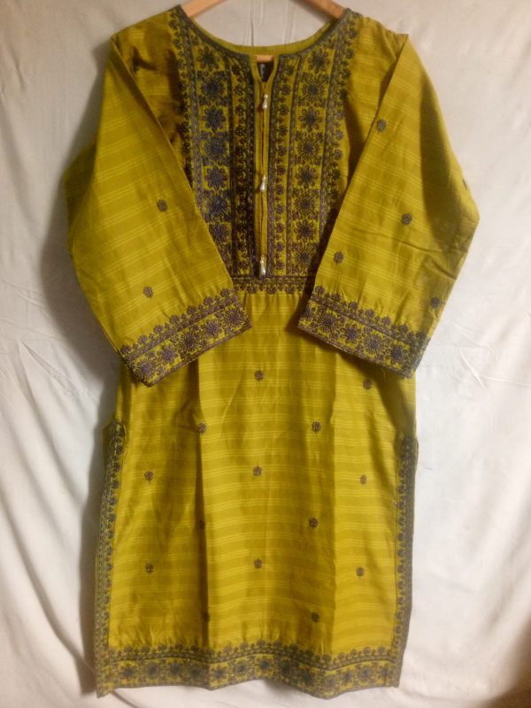 Cotton 2pcs Embroided Stitched